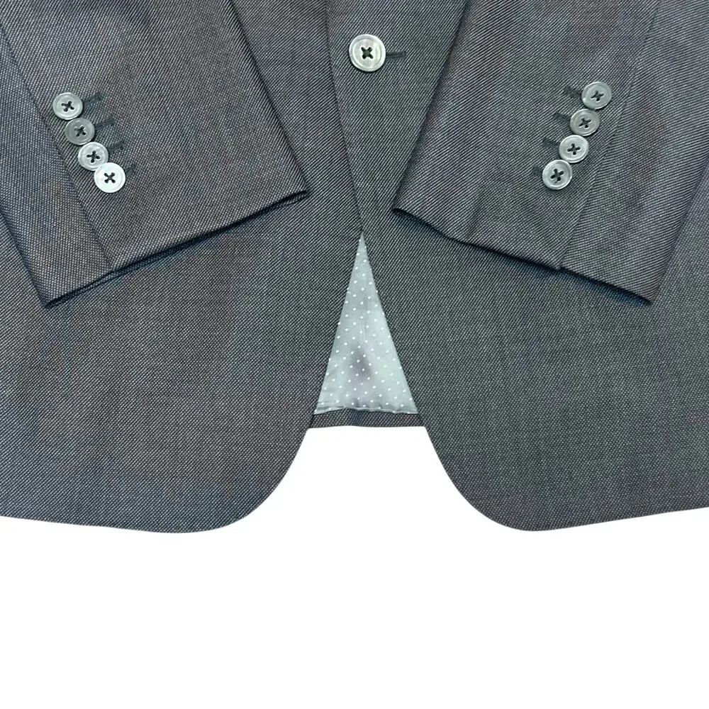 J. Hilburn Vitale Barberis Canonico Sport Coat Blazer Men's 43L Italian Wool